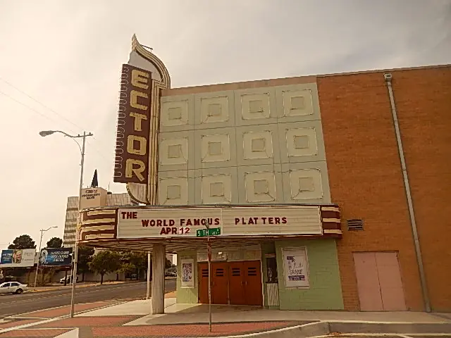 The Ector Theatre in downtown Odessa, Texas