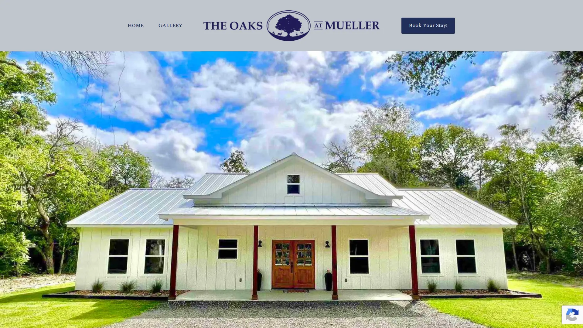 The Oaks at Mueller website built by Basin Hosting