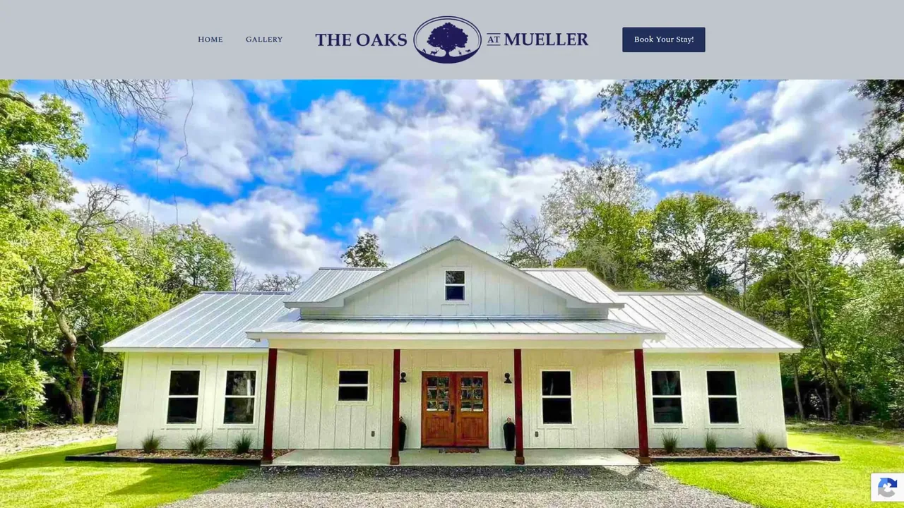 The Oaks at Mueller website built by Basin Hosting